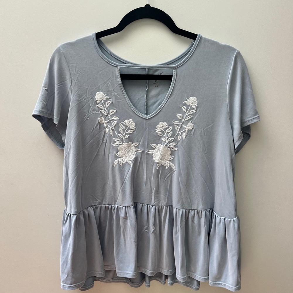 Light Blue Top